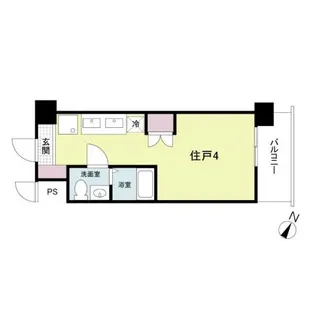 レジディア比治山公園【6階】の間取り