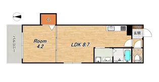 F asecia Canale(エフ アセシア カナーレ)【3階】の間取り