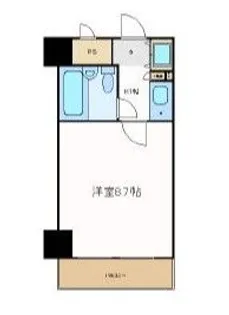 グローリア初穂小岩【4階】の間取り