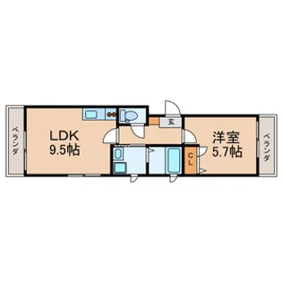 パレット【2階】の間取り