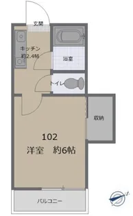 カーサヴェルデ【1階】の間取り