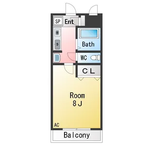 アーバンライフ錦【4階】の間取り