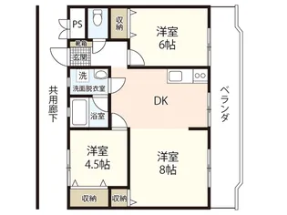 SYコートマンション【3階】の間取り