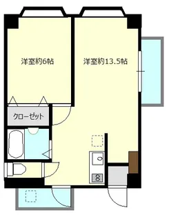 Square East【4階】の間取り