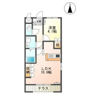モア・ヴィーナス【1階】の間取り