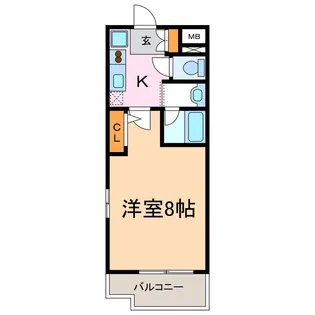 アーバンポイント豊田【3階】の間取り