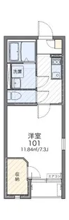 コーポシャローム【2階】の間取り