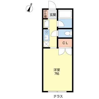 αNEXT津田沼第3【1階】の間取り