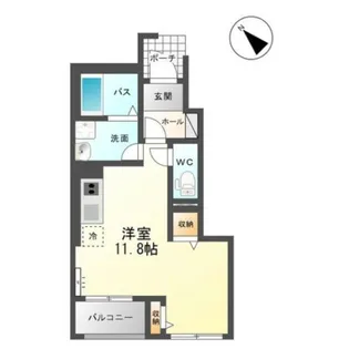 エスペランサ【1階】の間取り