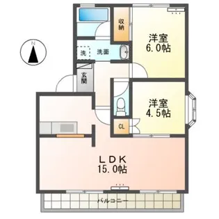 プチメゾン【2階】の間取り