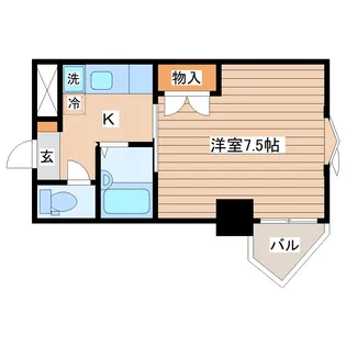 旭コンフォート中田【4階】の間取り