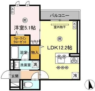 D-residence川口3丁目E【1階】の間取り
