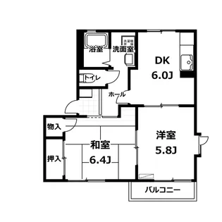 メゾン・ド・ルミエールE棟【1階】の間取り