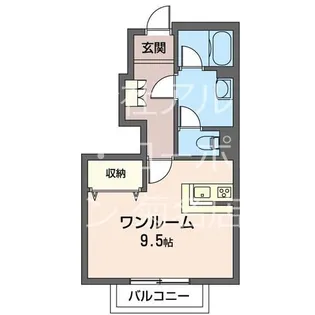 ドミール・シャルマン【1階】の間取り