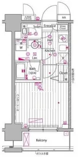 ガーラ・プレシャス川崎【9階】の間取り