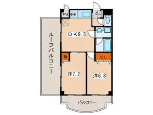 美しが丘マンションII【3階】の間取り