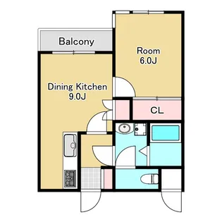 クレールモリドーI【3階】の間取り