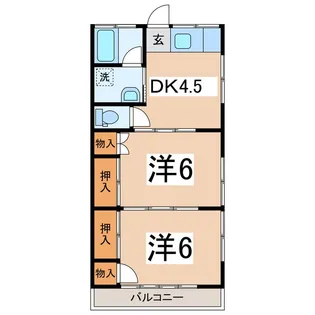 和美荘【1階】の間取り
