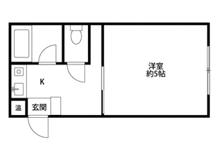 プラザ・ドゥ・ロード【1階】の間取り