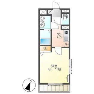 クラルテ【1階】の間取り