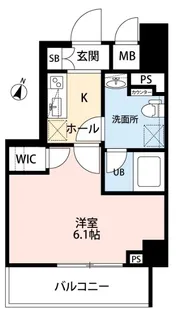SQUARE CITY YOKOHAMA NEGISHI II【7階】の間取り
