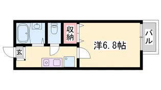 ナイスワン太子【1階】の間取り