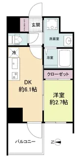 セレニテ新大阪グランデ ミリュー【9階】の間取り