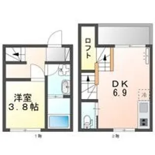 RadIAnce扶桑(レイディエンス扶桑)の間取り