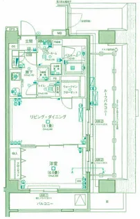 デュオシティ鵜の木【4階】の間取り