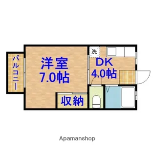 リバーサイドビレッジ A棟【2階】の間取り