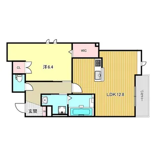 Lien甲子園口北町【旭化成】【3階】の間取り