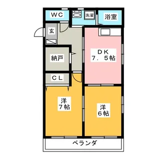 Bee Hive ResidenceVI【2階】の間取り