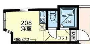 ユナイト浅田マイティージョー【2階】の間取り