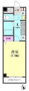 フレア十五屋B館【2階】の間取り