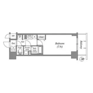 アドバンス名古屋ワイノット【2階】の間取り