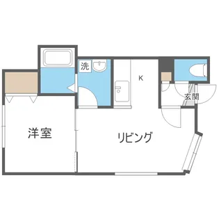 カルム札幌【2階】の間取り
