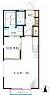 Light GardenIII(ライトガーデンIII)【1階】の間取り