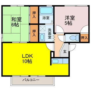 ファミール大藤【2階】の間取り