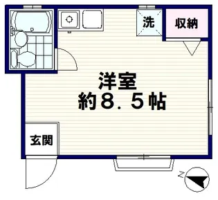 パークサイドヨシザワ【1階】の間取り