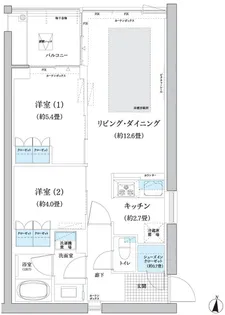 ガーデニエール砧 WEST【6階】の間取り