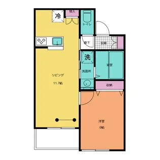 MAISON BANDILE【1階】の間取り
