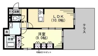 パクス東船橋【1階】の間取り