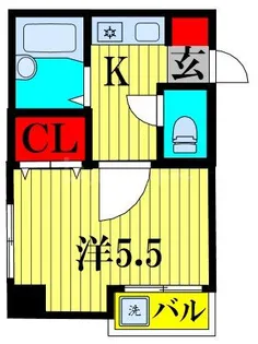 デシマルビル3【1階】の間取り