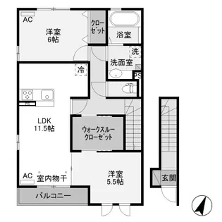 カーサウエルタの間取り