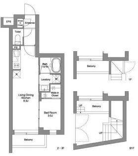 ORME COURT YOTSUYA【1階】の間取り