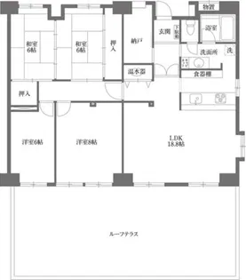 スカイコート【3階】の間取り