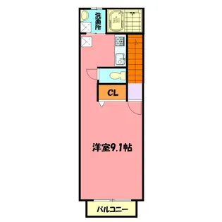 マイルド マ メゾン【2階】の間取り