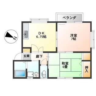 あすかB【1階】の間取り