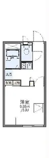 レオパレスROSEII【2階】の間取り