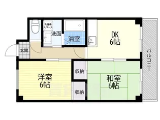 ふれ愛マンションTAKEHARA【2階】の間取り